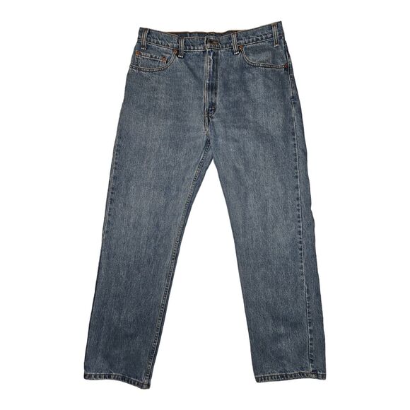 Levi's Other - Vintage Levi's 505 Men's 36x30 Regular Fit Straight Leg Blue Denim 90's Grunge